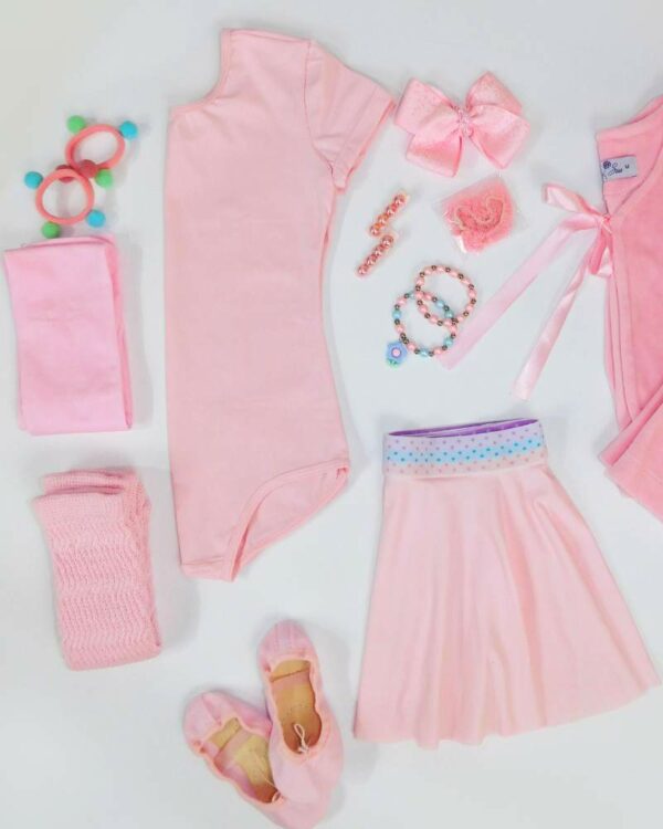 Roupa de Ballet Infantil Petit Sous Sus Rosa